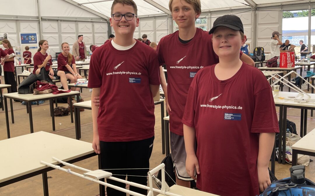 Drei Schüler vom GyHo nehmen bei freestyle-physics teil