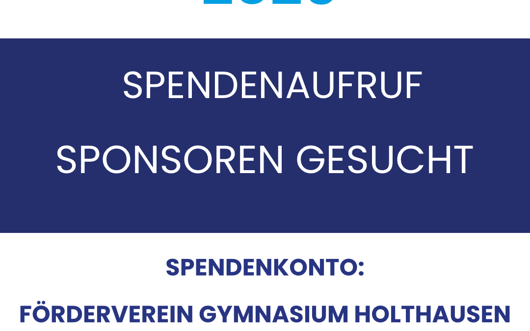 Spendenaufruf für das Schulfest 2026