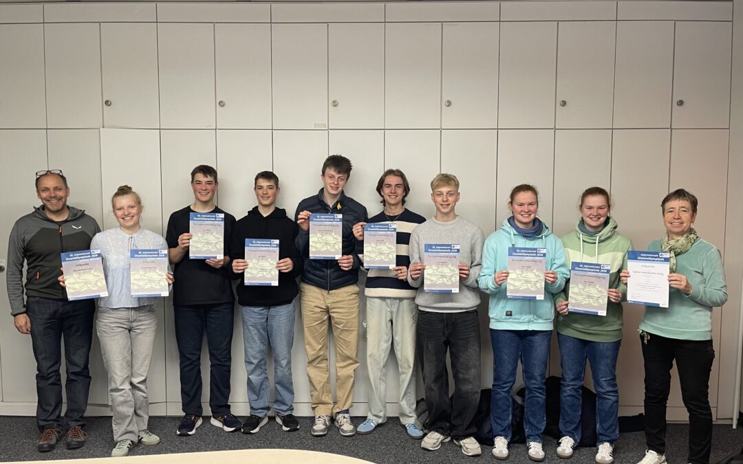 Rekordteilnahme bei der Chemieolympiade am GyHo