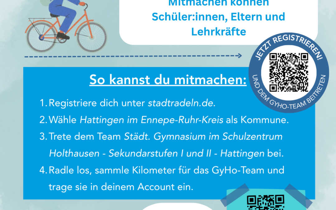 Schulradeln 2026 – jetzt mitmachen und das GyHo-Team unterstützen!